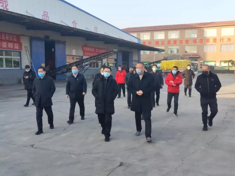 縣長申琳調研旭瑞集團疫情防控、復工復產情況！
